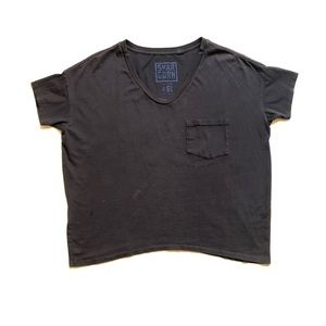 Skargorn T-Shirt Navy Made in USA oversized Navy